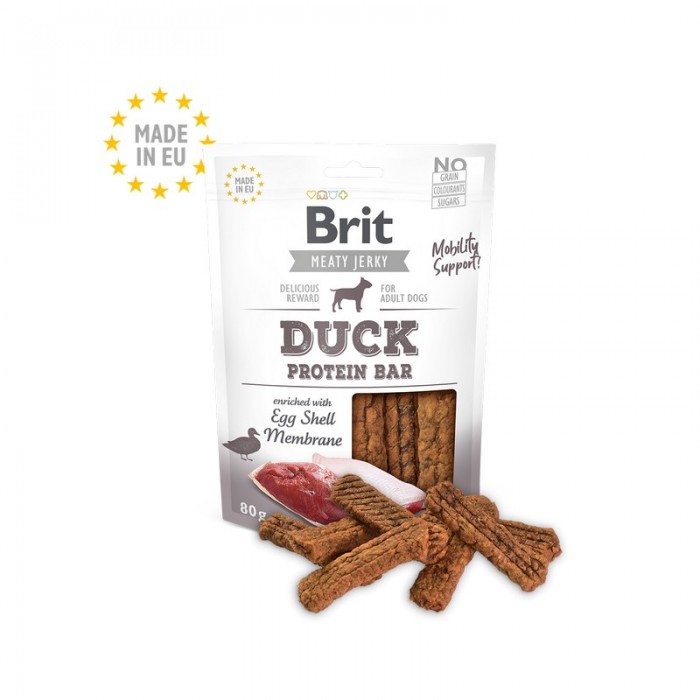 Brit meaty jerky duck 80g