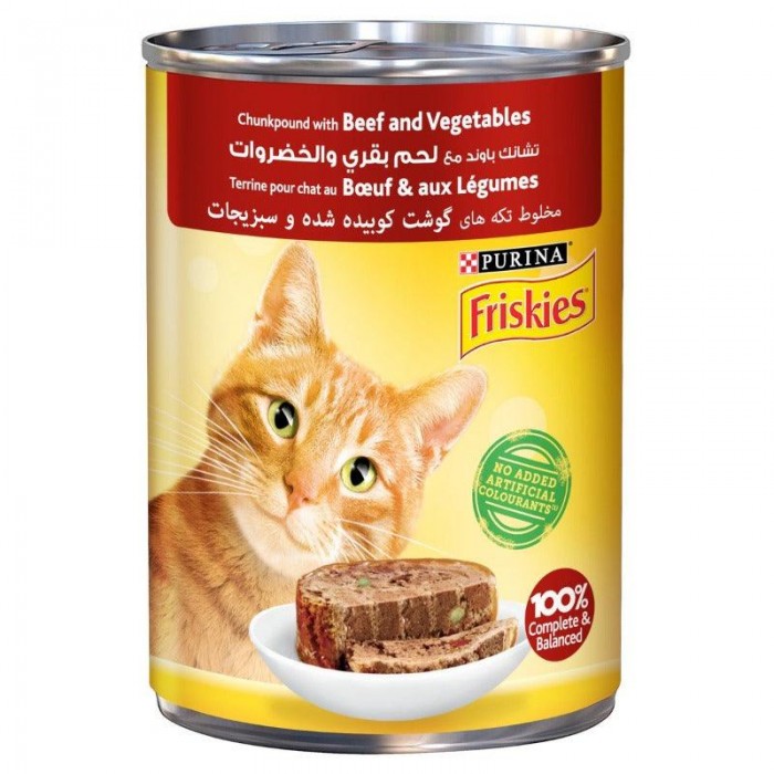 FRISKIES boite pate boeuf...