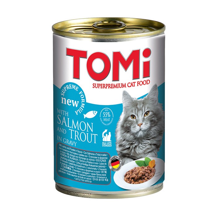 Tomi chat en sauce saumon...