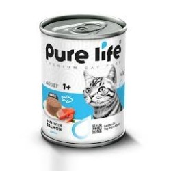 Pure Life pâté chat au saumon 400 g