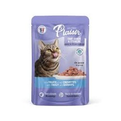 Plaisir pouchon à la truite et crevette 100g