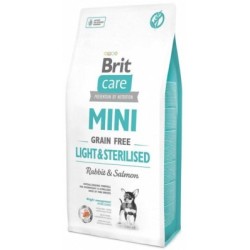 Brit care mini grain free light & sterilsed 2kg