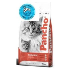 Pancho premium croquettes chat poisson 15 kg