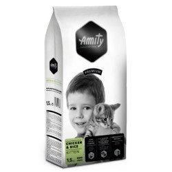 Amity Premium chaton au poulet et riz 1.5 kg