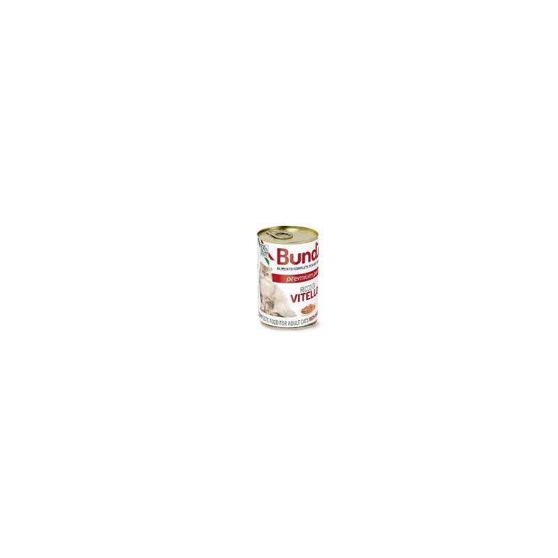 Boite Bundy Pâté  veau pour chat 400 g