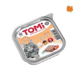 Tomi Barquette chat au dinde 100 g