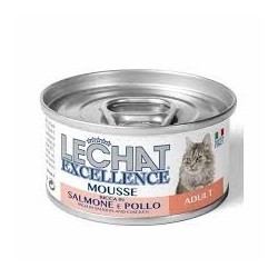 Lechat excellence mousse adulte au saumon et poulet 85 g
