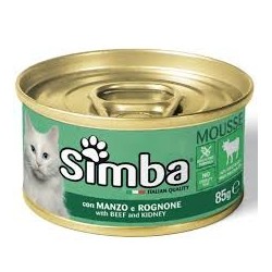 Simba humide chat mousse au bœuf 85 g