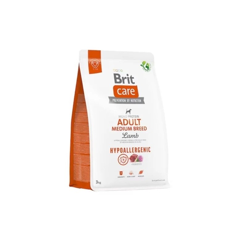 Brit care adult medium breed hypoallergenic 3 kg