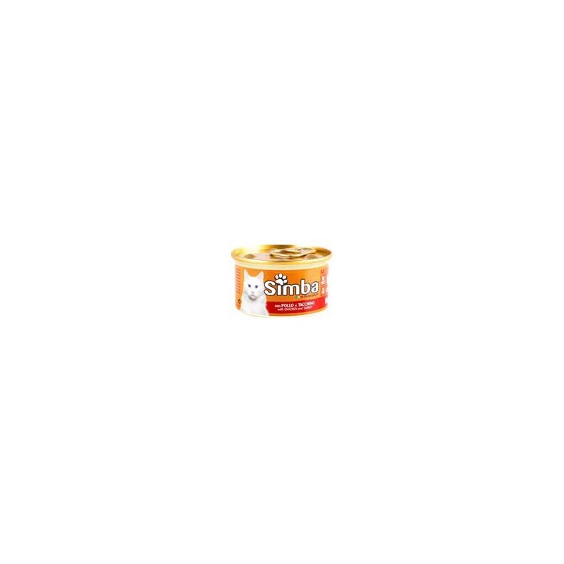 Simba humide chat mousse au poulet et dinde 85 g