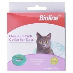 Bioline collier anti parasite pour chat 35 cm