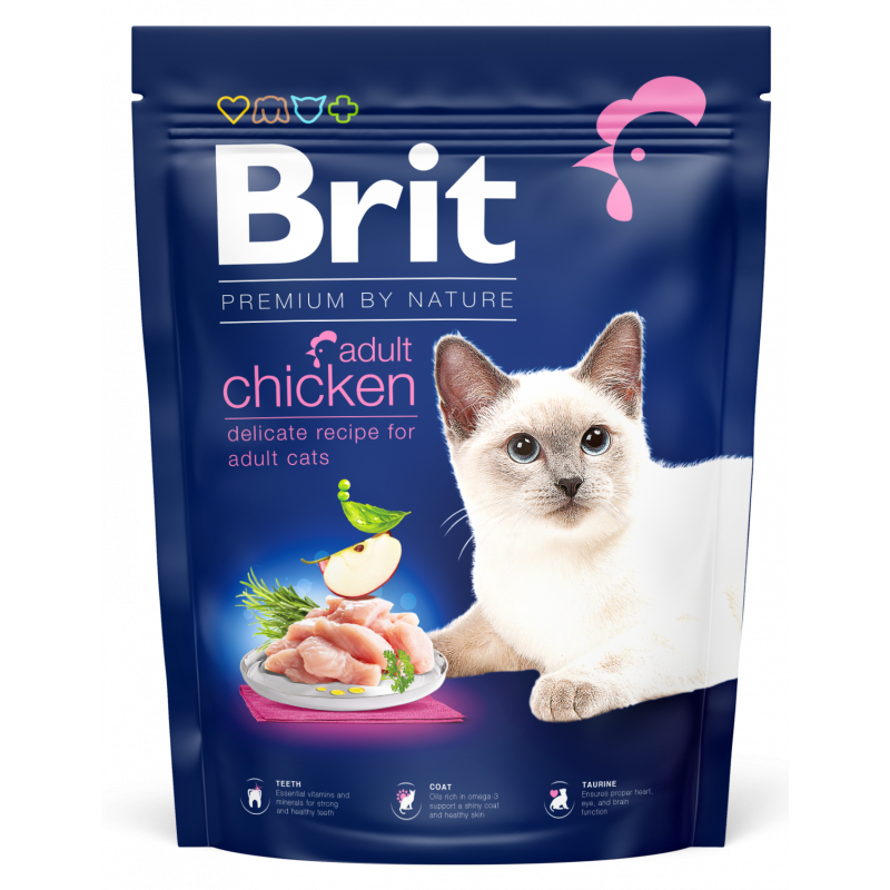 Brit  Premuim Cat Adult Chicken 1.5 kg