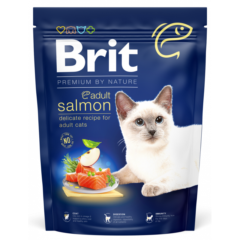 Brit Premium by Nature chat saumon 1.5 KG