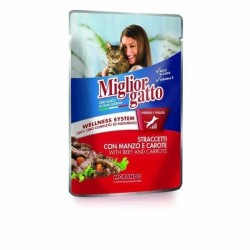MIGLIOR GATTO chat adulte pochon au bœuf /carottes  100 g