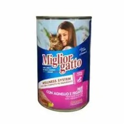 MIGLIOR GATTO pâté au agneau et foie 405 g