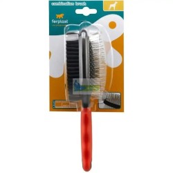 Double Brosse pour chien et chat