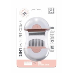 Mini Peigne 2 en 1 pour poils courts
