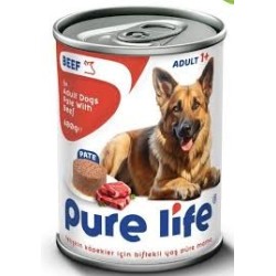 Pure life Pâté chien au bœuf 400 g