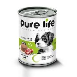 Pure life Pâté chiot à l'agneau 400 g