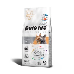 PURE LIFE  SUPER PREMIUM CHATON  AU SAUMON 1.5 KG