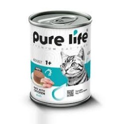 Pure Life pâté chat au poulet 400 g