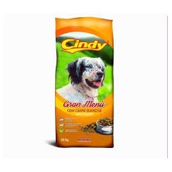 Cindy Grande Menu croquettes chien au poulet 20 kg