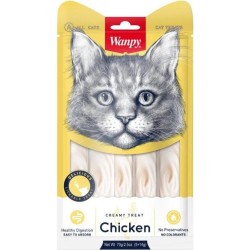 Wanpy Friandises chat crème au poulet 5*14 g