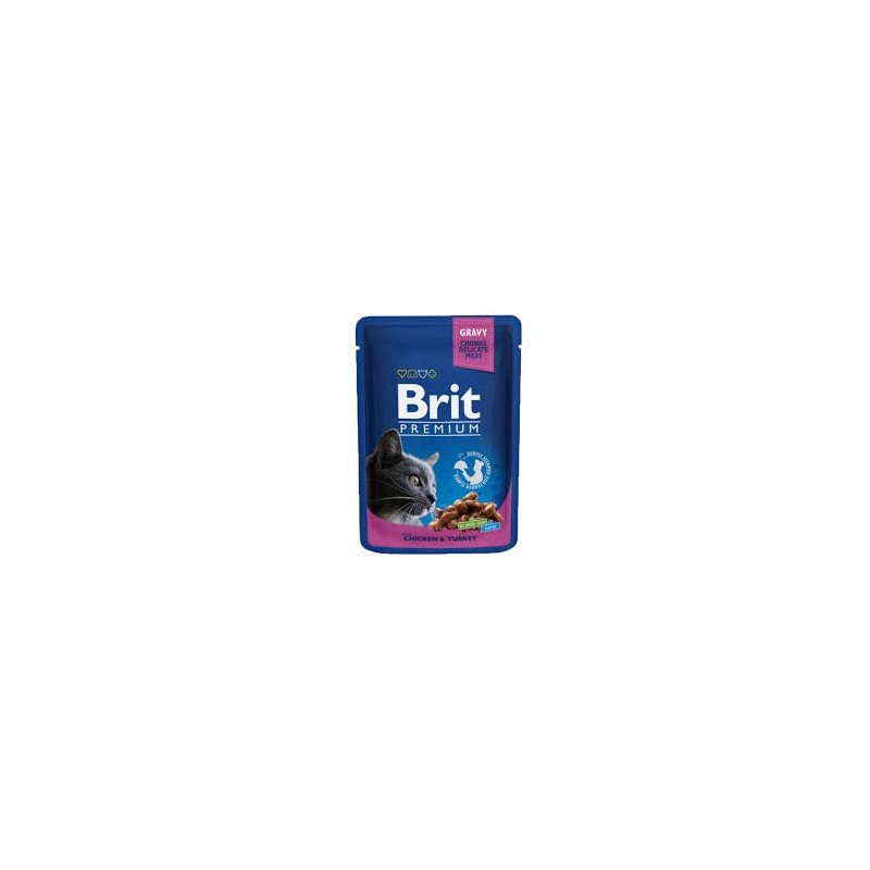 Brit premium chicken et turkey 100g
