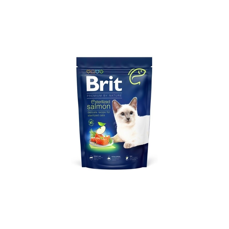 Brit Premium by Nature Cat Saumon sterilise 1.5 kg