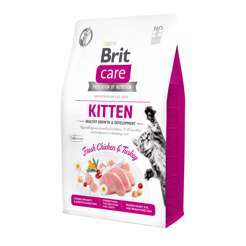 Brit Care Kitten chicken et turkey 2 kg