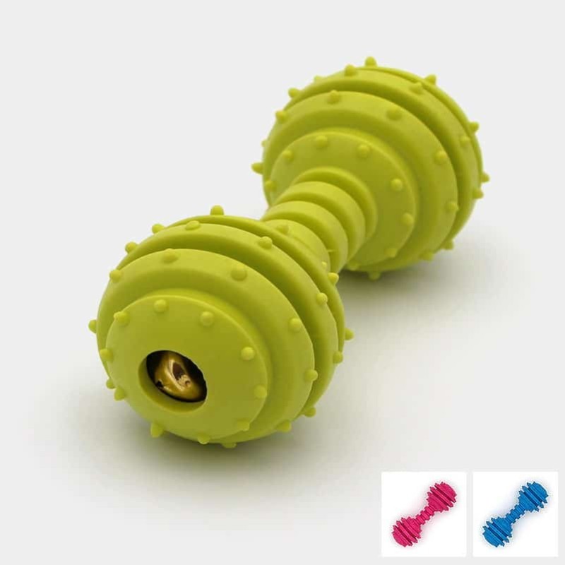 Jouets macher en silicone sonores pour chien