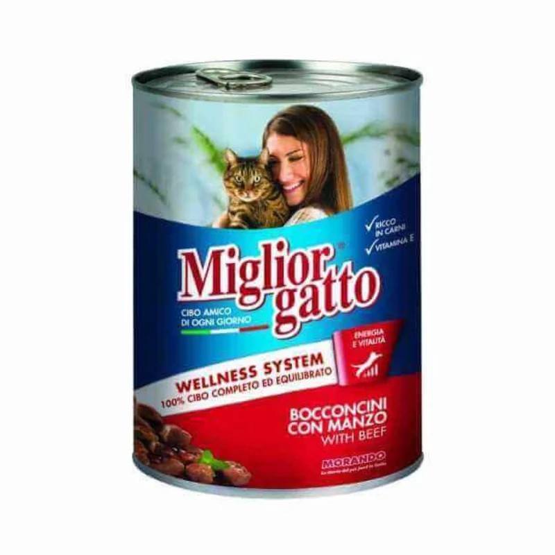 MIGLIOR GATTO  Bouchees au  bouf   405 G