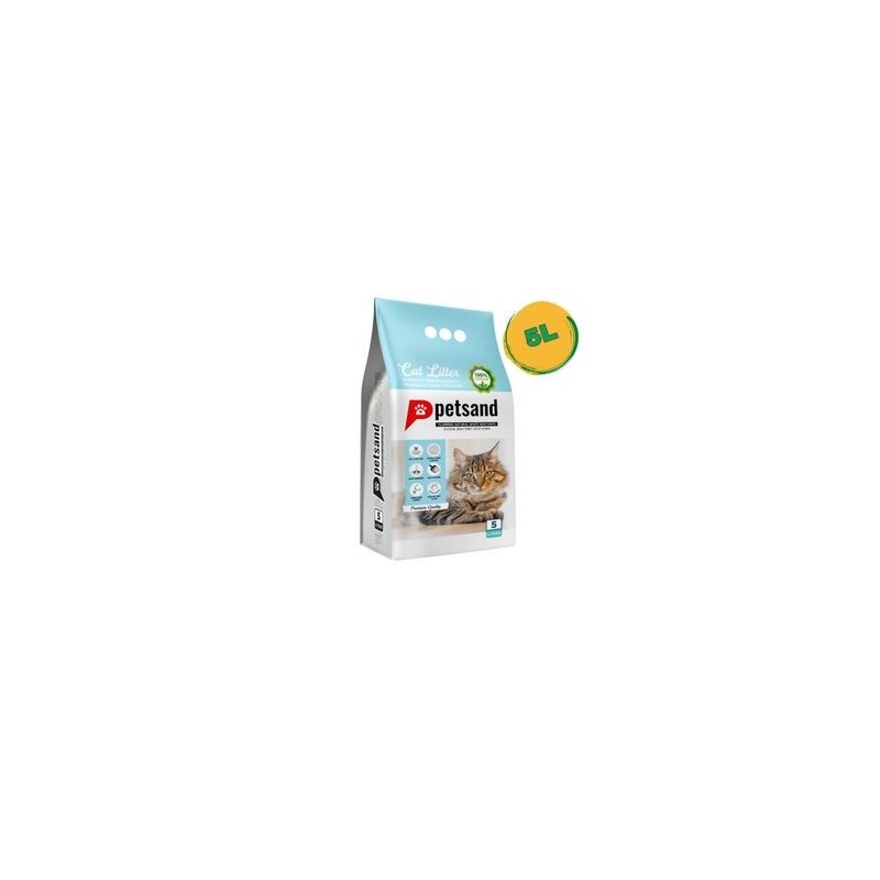 Petsand litire chat savon Marseille 5 L