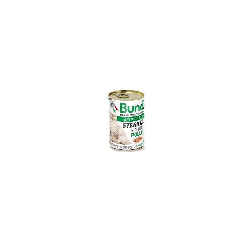 Boite Bundy chat sterilise au poulet 400 g