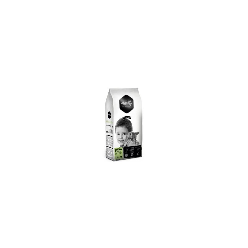 Amity Premium chaton au poulet et riz 1.5 kg