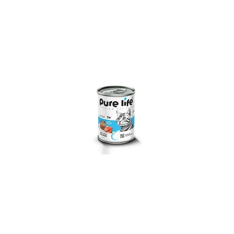 Pure Life pate chat au saumon 400 g