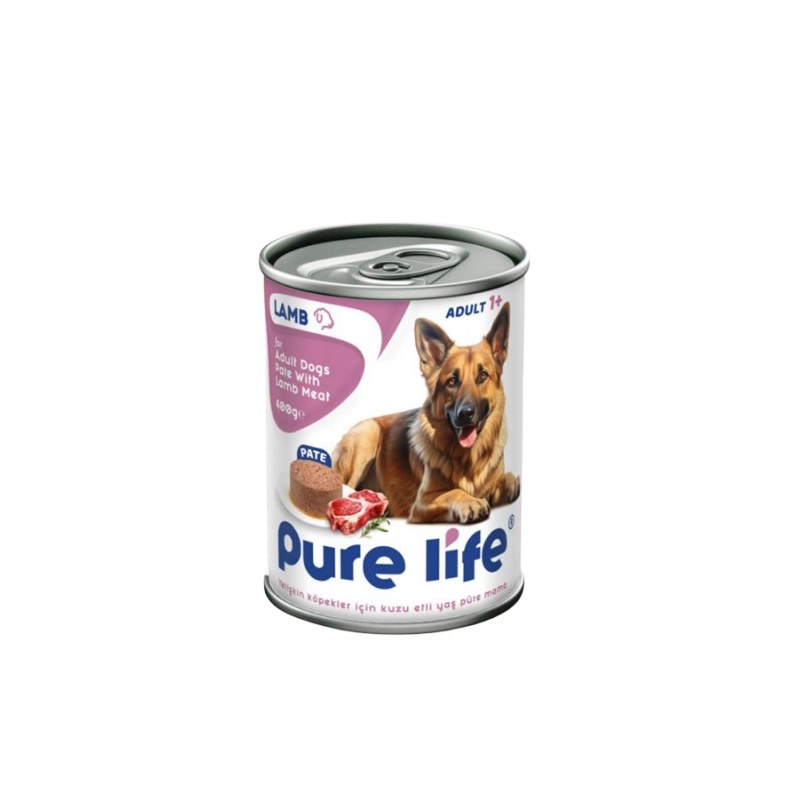 Pure life Pate chien l agneau 400 g
