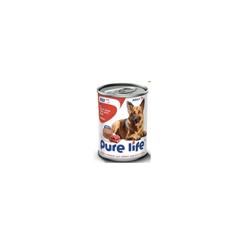 Pure life Pate chien au bouf 400 g