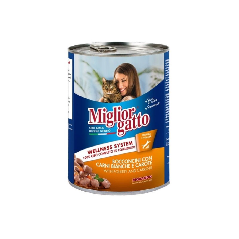 MIGLIOR GATTO en boite en carottes  405 g