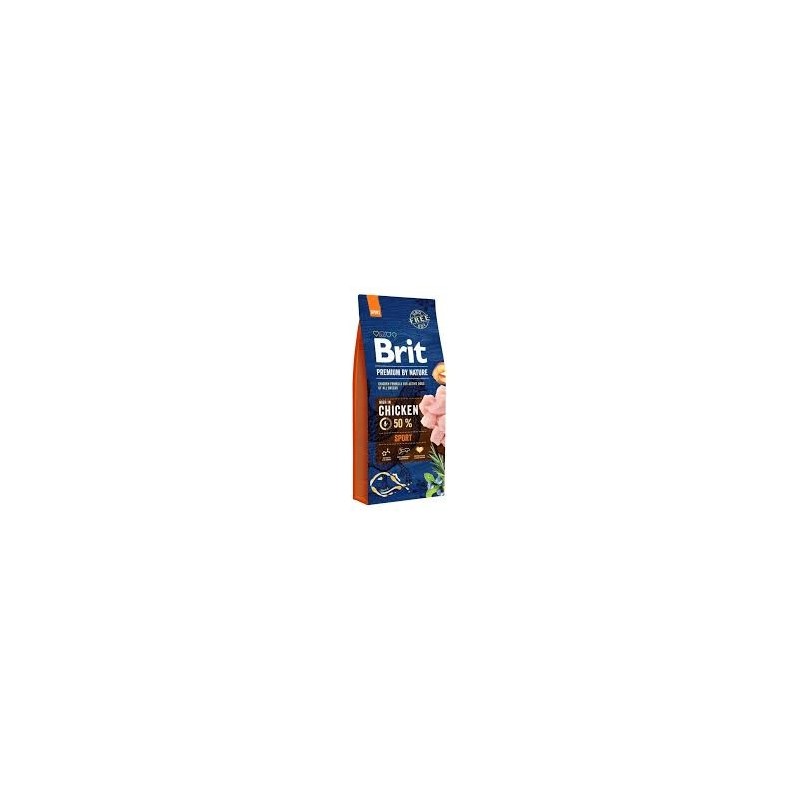 Brit Prenium Adulte Sport  au poulet 15 kg