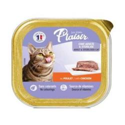 PLAISIR CHAT ADULTE AU POULET 100 G