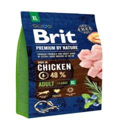 BRIT PREMIUM BY NATURE ADULTE XL AU POULET  3 KG