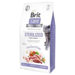 BRIT CARE SANS CEREALES URINARY CONTROLE DU POIDS CHAT STERILISE 2 KG