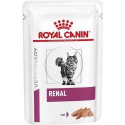 ROYAL CANIN CHAT VETERINARY RENAL  EN SAUCE BOEUF  12*85G