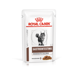 ROYAL CANIN CHAT POCHON EN SAUCE GASTROINTESTINAL MODERATE CALORIE 12*85G