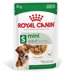 ROYAL CANIN CHIEN MINI ADULT SIZE S POCHON EN SAUCE 12*85G