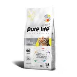 PURE LIFE  SUPER PREMIUM CHATON  AU SAUMON 1.5 KG