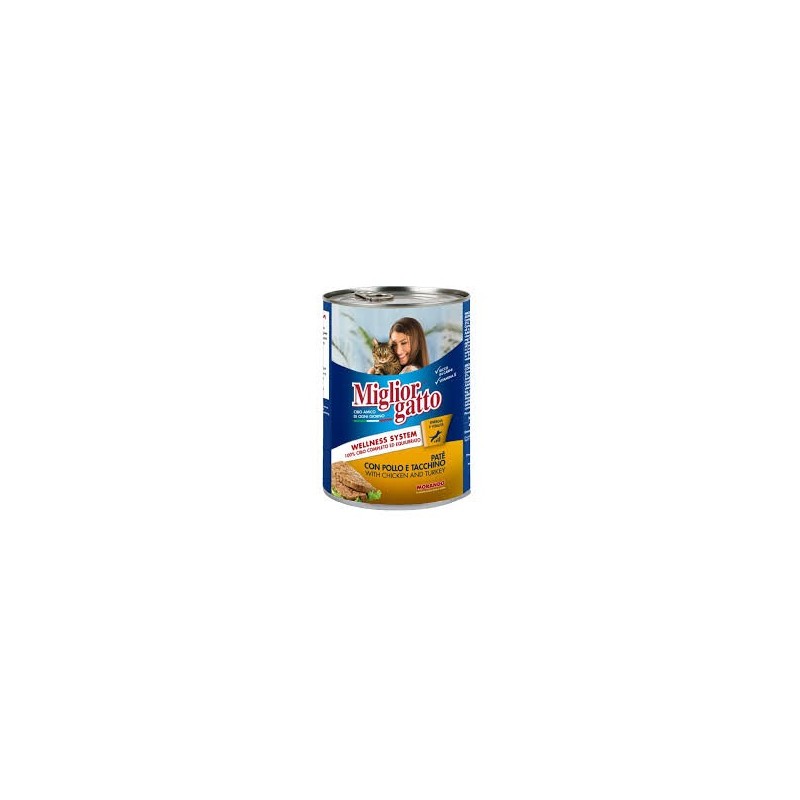 MIGLIOR GATTO pate au poulet et dinde 405 g