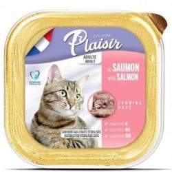 PLAISIR CHAT ADULTE AU SAUMON 100 G