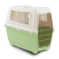 CAGE DE TRANSPORT BIEGE-VERT-MAUVE 55
